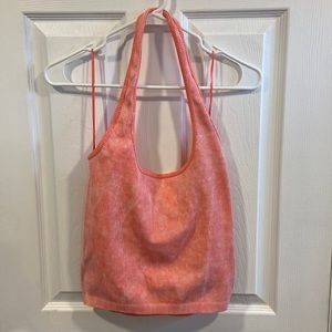 NWOT American Eagle Pink Halter Tank Size L/XL